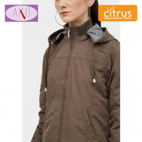  Jacket  Wanita Ako  Jean s 110399 Warna Olive Citrus 