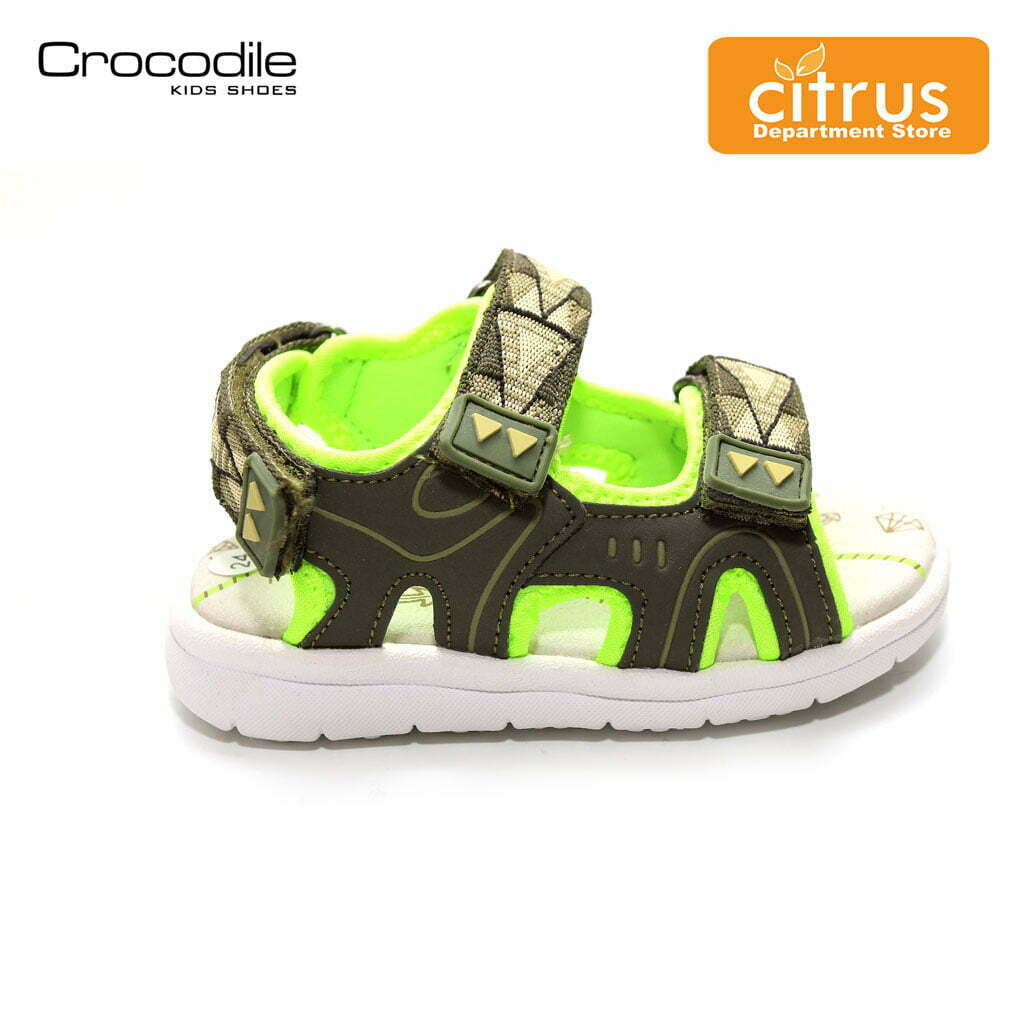  Crocodile  Kids X 1707 3 Sandal  Baby Laki laki Warna Hijau 