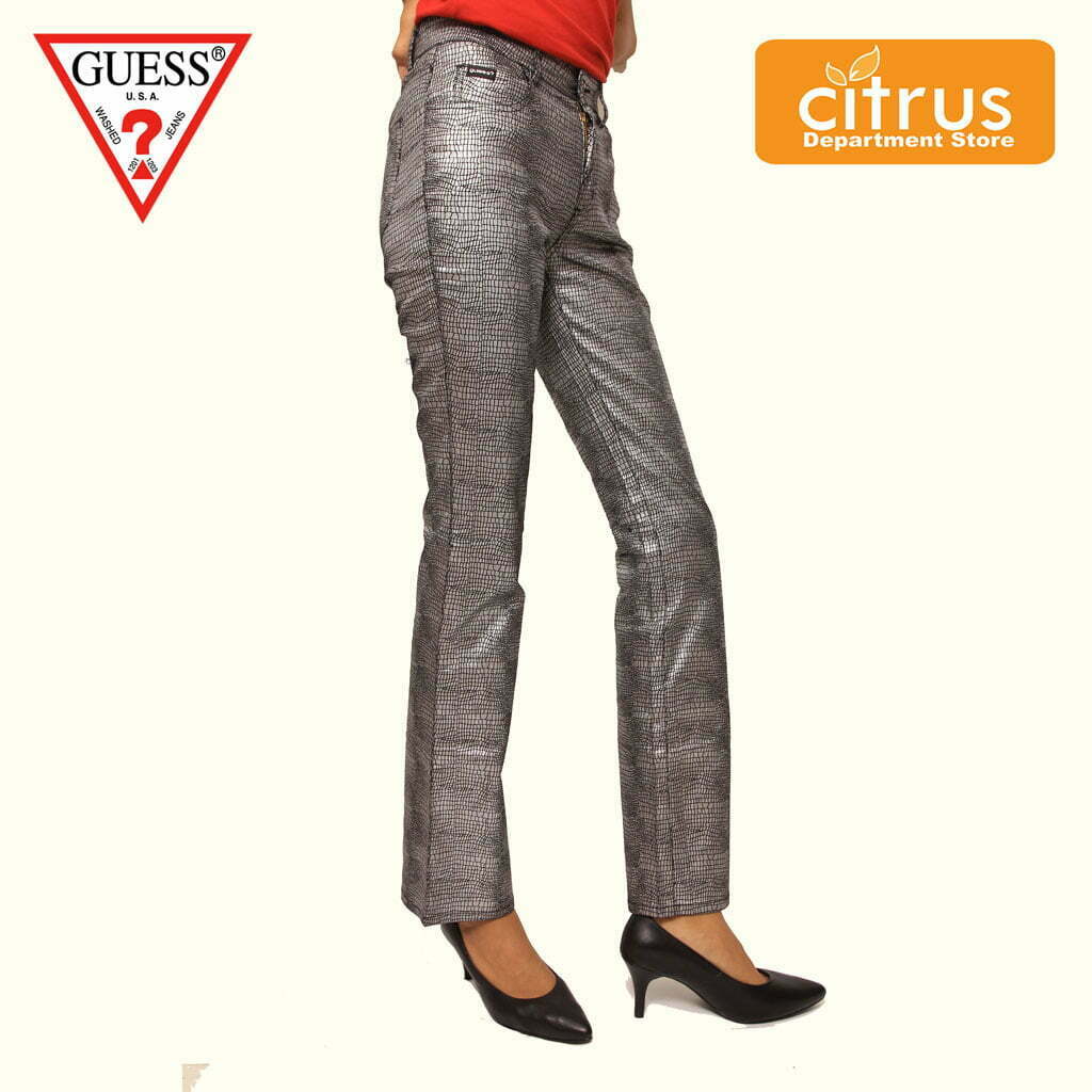  Guess  BT0001 Celana Britney Skinny Warna Abu abu Citrus 